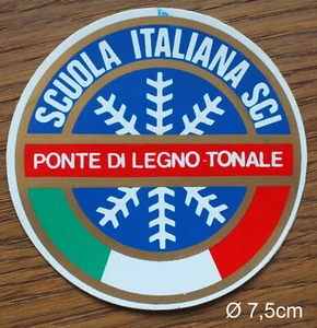 Sticker Aufkleber Ponte di Legno Passo Tonale Scuola Italiana Sci Dolomiten Ski - Picture 1 of 1