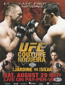 ANTONIO RODRIGO NOGUEIRA SIGNED AUTO'D MINI POSTER BAS COA UFC 102 CHAMP PRIDE - Picture 1 of 1