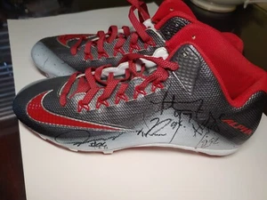Nike Alpha Football Cleats W/ Player Signatures From super Bowl LV - Picture 1 of 7