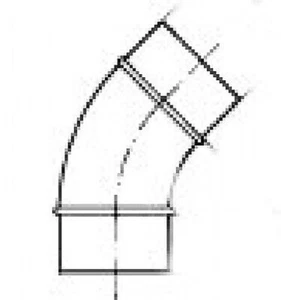 Vent Loop 45° With Diameter 250 MM - Picture 1 of 1