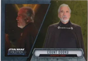 STAR WARS 2016 TOPPS EVOLUTION GOLD PARALLEL INSERT #97 COUNT DOOKU 36/50 - Picture 1 of 2