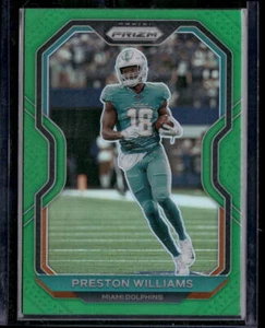 2020 Panini Prizm #11 Preston Williams Prizm Green Miami Dolphins - Picture 1 of 2
