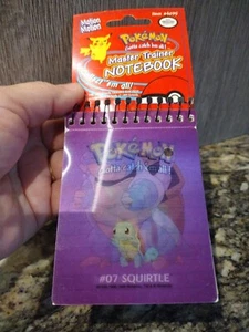 Vintage Squirtle Evolution Lenticular#08 Pokemon Nintendo 1999 Mini Notebook NOS - Picture 1 of 9