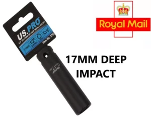 Enchufe de impacto profundo de 17 mm 1/2 Dr 6 puntos *US PRO* ENTREGA POR CORREO REAL - Imagen 1 de 2
