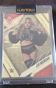 Liv Morgan 2023 Panini Chronicles Phoenix WWE Gold Vinyl 1/1 Superfractor - Picture 1 of 2