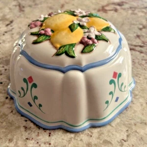 Franklin Mint Le Cordon Bleu Mold 7.5" diameter Lemon Jello Molds circa 1986 - Picture 1 of 4