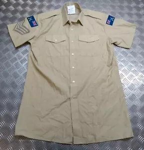 Army No2 Shirt Short Sleeves British All Ranks FAD Sergeant RLC Insignia 40cm - Picture 1 of 4