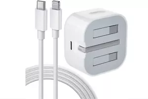 100% Genuine CE charger/ PD Plug 20W For Apple iPhone 12 PRO MAX 11 XR XS. - Picture 1 of 9