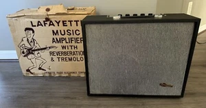 Vintage 50’s 60’s LAFAYETTE 99-9141-WX GUITAR AMPLIFIER NEW in BOX Mint Con. 🎶 - Picture 1 of 12