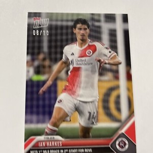 2023 Topps Now MLS 170 IAN HARKES  NEW ENGLAND REVOLUTION RED 6/10