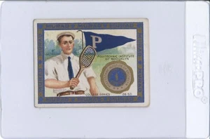 1910 T51 Murad POLYTECHHIC "TENIS" College Series Vintage Tobacco Card - Picture 1 of 2