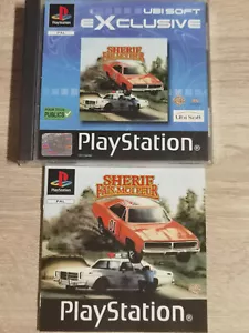 SHERIF FAIS MOI PEUR SONY PS1 PLAYSTATION 1 SLIM PS2 PS3 - Foto 1 di 1