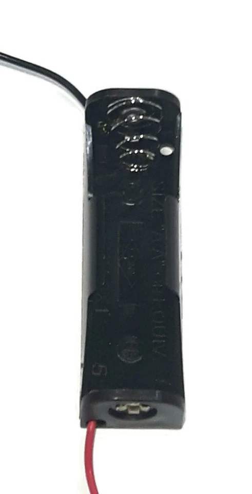AA x 1 Open Battery Holder Box 15cm Wires