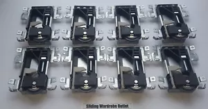 8 X SpacePro 17-4264Y-000 TA-C2-8 sliding wardrobe door Wheels/Runner/Guide - Picture 1 of 2