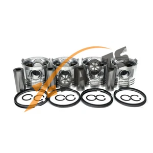 4 set S4S Piston Kit & Rings STD For Mitsubishi Engine - Picture 1 of 6