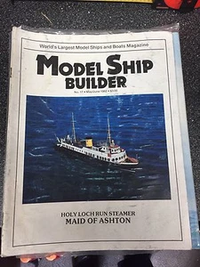 Vintage MODEL SHIP BUILDER - Ships & Boats Magazine - 1982 May/June - Picture 1 of 1