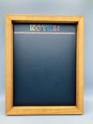 Notes Chalkboard - wood frame - Back to Class by Ashland 11”x14” wall mount - Image 1 of 4