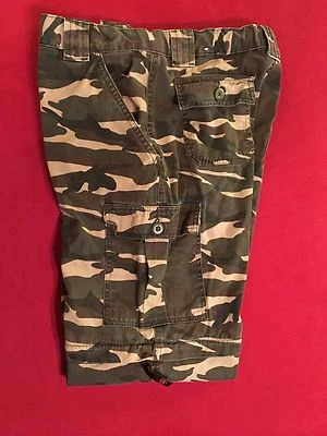 Sz18 unisex teen Game Winner Woodland Camo Hunting Pant-shorts, combat military - Image 1 of 4