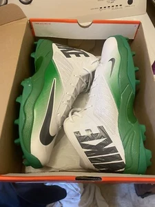 Sz16 RARE OREGON DUCKS PROMO Nike Zoom Code Elite 3/4 Shark LAST PAIR /52 - Picture 1 of 9