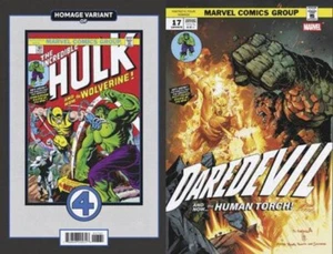 DAREDEVIL #17 - Sergio Davila Fantastic Four Homage Variant - NM - Presale 01/01 - Picture 1 of 1