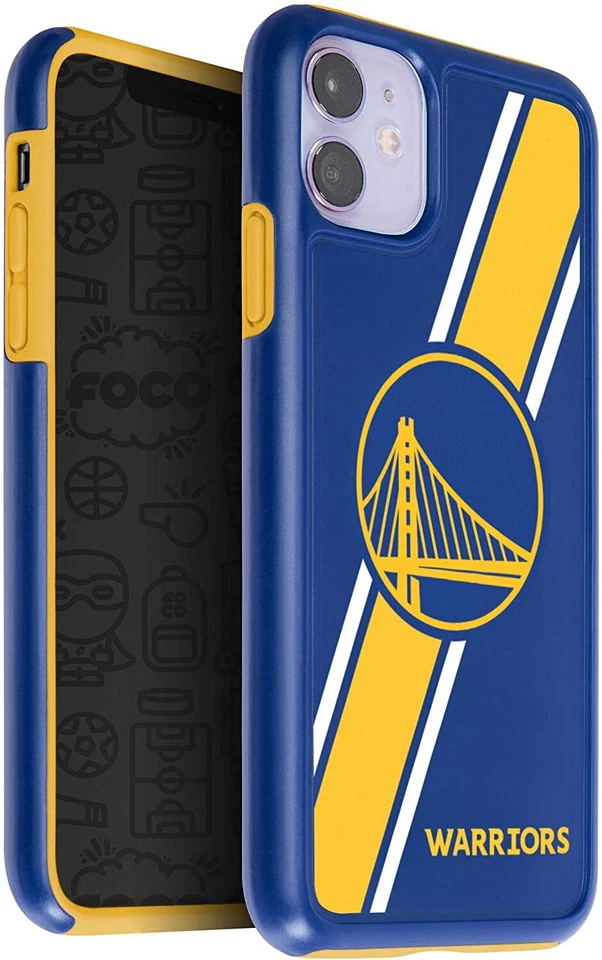 FOCO NBA Golden State Warriors Dual Hybrid Case for iPhone 11 & XR (6.1") - Image 1 of 1