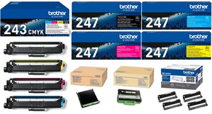 Original BROTHER Toner TN-243 TN-247 SET Tonerkartuschen Zubehör OVP - Bild 1 von 9