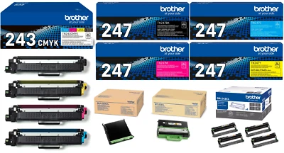 Original BROTHER Toner TN-243 TN-247 SET  Tonerkartuschen Zubehör OVP - Bild 1 von 4