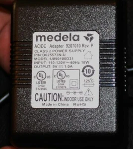 MEDELA 9VDC OEM Power Adapter Supply 920.7010 Rev P U090100D31 FREE SHIPPING - Picture 1 of 2