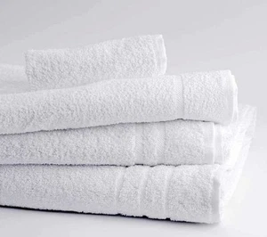 5 x Badematte Vorlage 50x70 cm weiß Hotel Sauna Pool Camping Hochzeit Kosmetik - Bild 1 von 1