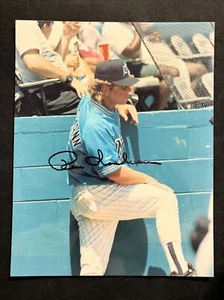 RENE LACHEMANN (Dugout) Florida Marlins signed 8x10 Foto Bild Autogramm Auto - Bild 1 von 2