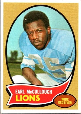 Earl McCullouch 1970 Topps #195 Rookie Detroit Lions - Image 1 of 2