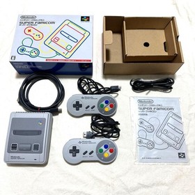Nintendo Classic Mini Super Famicom Console Gray USED Japan Free Shipping