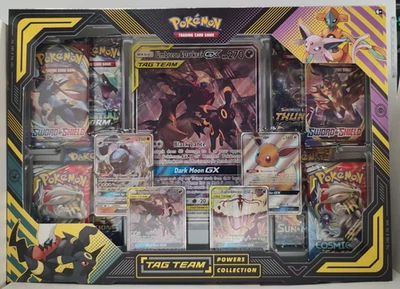 POKEMON TCG TAG TEAM POWERS UMBREON & DARKRAI COLLECTION BOX RARE NEW - Image 1 of 4