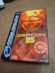 Defcon 5 Sega Saturn Game Complete with Manual