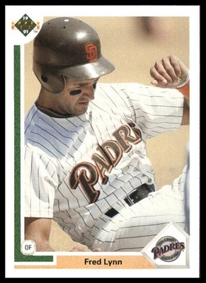 1991 Upper Deck #273 Fred Lynn [GOATCARDS] - Image 1 of 2