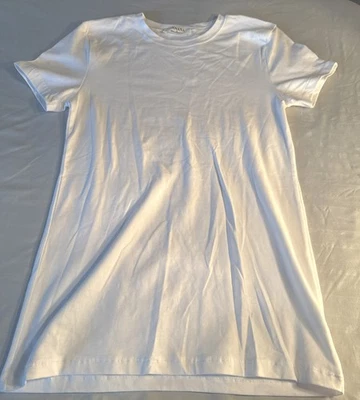 Camiseta Zenana Mujer Cuello Redondo Blanca - Talla L Cuello Redondo Foto 1 de 4