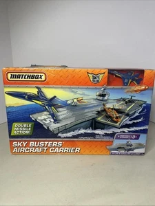 Matchbox Sky Busters Aircraft Carrier Portable Playset Case And Planes 2009 - Picture 1 of 9