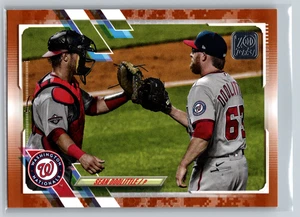 Sean Doolittle 2021 Topps Series 1 Memorial Day Camo /25 #17 Nationals - Picture 1 of 2