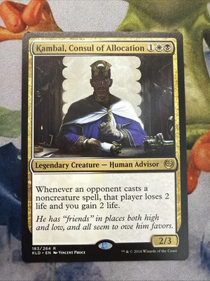 1x Kambal, Consul of Allocation- Kaladesh- NM- Mtg Magic The Gathering Card - Image 1 of 2