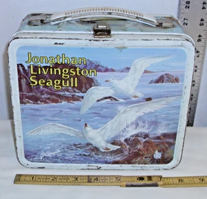 JONATHAN LIVINGSTON MÖWE METALL BROTDOSE 1973 ALADDIN - Bild 1 von 5