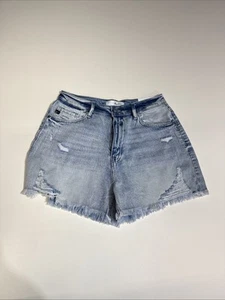 KanCan Blue Jean Cut-Off Shorts Women's Size 11/29 NWT Light Wash High Rise #C5 - Picture 1 of 10