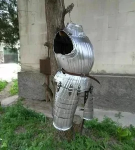Medieval Steel Warrior Knight Maximilian Half Body Armor Suit | Fully Wearable H - Picture 1 of 3