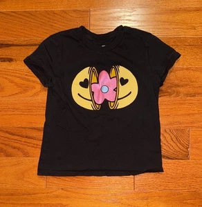 Vans Inner Child smiley face heart graphic tee size 6 - Picture 1 of 2