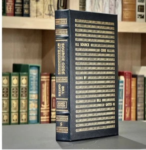 Bill Gates' Source Code: My Beginnings | Signed | Leather 22k Gold - LE - Picture 1 of 3
