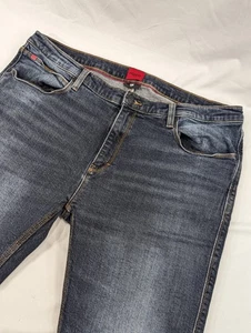 Hugo Boss 708 Jeans 38x31 (38x32 Tag) Blue Denim Slim Fit Stretch Designer Pants - Picture 1 of 10