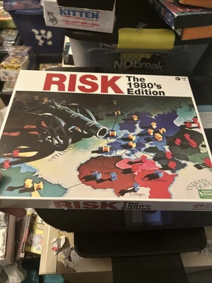 Risk The 1980's Edition Board Game -  Family Game Night Kids 8+ & Adults NEW - Image 1 of 3