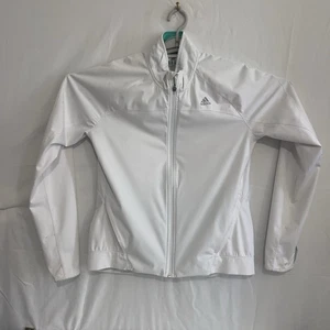 Chaqueta de correr Adidas cremallera completa para mujer mediana usada - Imagen 1 de 15