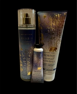 Bath & Body Works Crema Corpo, Nebulizzatore e Crema Mani al Cocco Smerigliato Snowball - Foto 1 di 1
