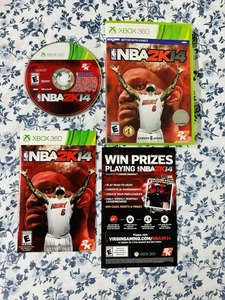 NBA 2K14 Microsoft Xbox 360 Complete CIB Clean Tested Working Free Ship - Picture 1 of 3