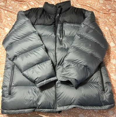 Men's Columbia Jacket Omni Heat Puffer, 700 Down Fill, New No Tags, 2XL XXL - Image 1 of 4